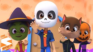 Knock Knock | Halloween para crianças | Musica infantil portuguesa | Super Supremes | Animação