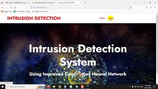 Intrusion Detection System Using Improved Convolution Neural Network | Python Machine Learning