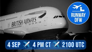 🔴 LIVE DFW Airport plane spotting  ✈️  September 4, 2023 @ 4 pm CT