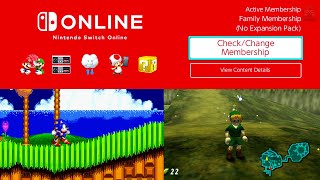 Nintendo Switch Online Expansion Pack WALKTHROUGH