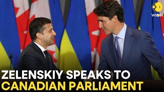 Zelensky in Canada Live: Zelensky speaks to Canadian Parliament, meets with Trudeau | WION