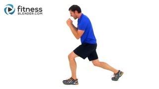 Lower Body HIIT for Strong Legs - Fitness Blender HIIT Man Workout