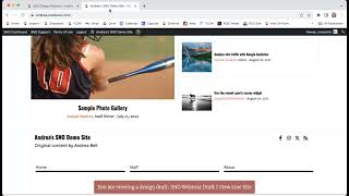 SNO Design Options Overview Webinar