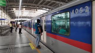 DAKSHINESWAR to Dum dum junction metro rail journey 4k.