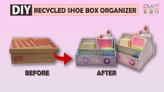 DIY Recycled Shoe Box Organizer