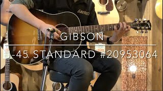 Gibson【担当推薦 爆鳴り君!!】J-45 Standard  Vintage Sunburst  #20953064【ド迫力サウンド】【クロサワ楽器池袋店在庫品】