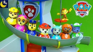 Paw Patrol Weebles Lookout Tower Playset Toys Animal Rescue Episode Funny Toy Story Video for Kids