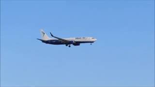 Blue Air arriving at Nice Côte d'Azur