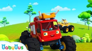Make Friends with Monster Cars | Hello Song | Be a Polite Kid | BabyBus