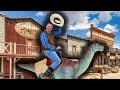 Cowboy Dinosaur Theme Park Tour for Kids