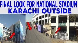 Full vlog Outside National Stadium Karachi After Upgrationa