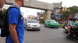 Crossing the Street in Hanoi