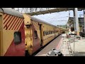 ernad express 16605 16606 lead by rpm wap7 30391 entering platform 3 of thrissur railway station