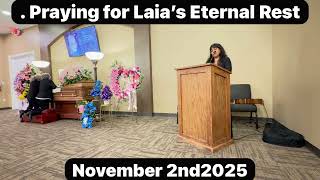 We Miss You, Laia - Salinas Funeral Home Weslaco Texas November 2nd 2025