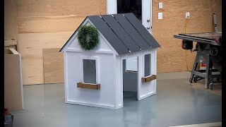 $70 Easy to Build Indoor Playhouse with free plans!