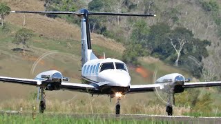 Piper PA-42 Cheyenne IIIA Belíssimo Bimotor Turboélice em Ação