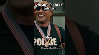 Evolution of Dwayne Johnson "The Rock" #shorts #evolution #therock