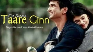 Taare ginn song lyrics video Sushant, Sanjana|A.R.Rahman|Mohit, Shreya|Mukesh C|Amitabh B