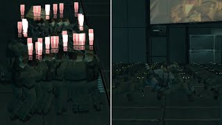 MGS2 - Knocking Out The Marines With A Stun Grenade