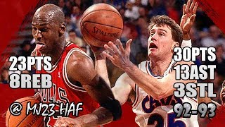 Michael Jordan vs Mark Price Highlights Bulls vs Cavs (1993.01.06)-53pts All,MJ Got His ASS KICKED!