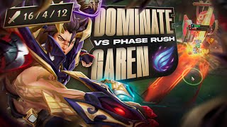 This is how i always DOMINATE phase rush GAREN as SETT!