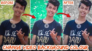 How To Change Video Background Colour In Mobile | Video Colour Grading Editing In Mobile Tutorial