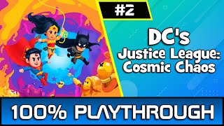 DC's Justice League Cosmic Chaos Part 2 | 100% Playthrough #DCJusticeLeagueCosmicChaos