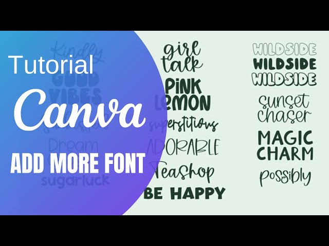 Cara Cepat Dan Mudah Menambahkan Font Di Canva
