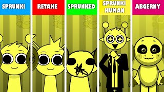 Incredibox : Sprunki Mustard Vs. Retake Vs. Sprunked Vs. Sprunki Human Vs. Abgerny  | (NEW MOD)