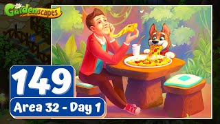 Gardenscapes Story - Part 149 - Area 32 - Day 1 - Gameplay