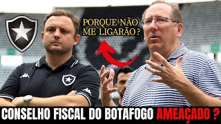 🚨 URGENTE! Textor CEO,  prejuízo além do teto geram cobranças do Conselho Fiscal do Botafogo.