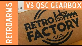 Retroarms V3 QSC Gearbox UNBOXING along with other gucci parts (2019)