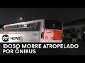 Idoso morre ao ser atropelado por ônibus | SBT News