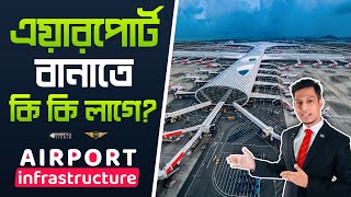 একটি বিমানবন্দরে কি কি অবকাঠামো থাকতে হয় | What are the Basic Elements of the Airport Infrastructure