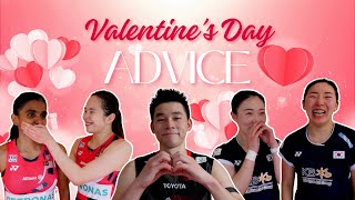 Valentine's Day Advice from Your Favourite #Badminton Players