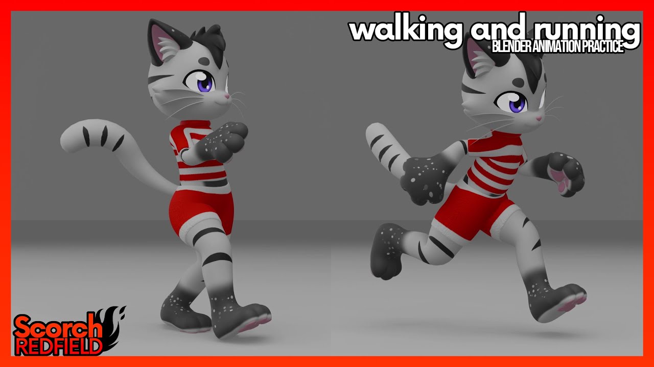 Animation Practice Walking And Running Youtube