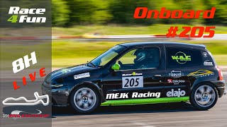 Onboard #205 | MEJK Racing | Renault Clio RS | Race4fun 8h-Race 2020