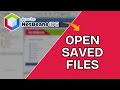 How to Open Saved Files in NetBeans 2025?