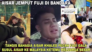 Bucin Kangen Aisar Khaled, Fuji Terbang Bareng Keluarga Ke Malaysia Aisar Susul di Bandara