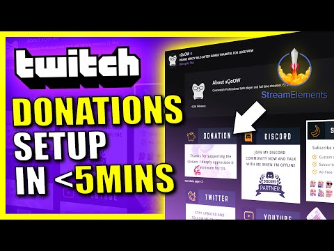 How to Set Up Twitch Donations in 5 Minutes (StreamElements Tips Tutorial)