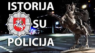 Naktinis Kaunas ant dviračio | Istorija su policija