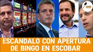 ESCANDALO EN ESCOBAR: Kicillof, Sujarchuk, Massa y el Pro abren bingo en contra de los vecinos.