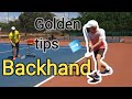 3 Double Backhand GOLDEN TIPS 💥