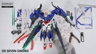 00 Gundam Seven Sword 1/100 MG ASMR Stop Motion Build Model Kit MJH