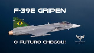 F-39E Gripen realiza primeiro voo em espaço aéreo brasileiro