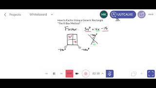 How to Factor Using a Generic Rectangle (Example)