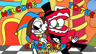 WELCOME TO THE CIRCUS TENT (Animatic) l sung by Alex Rochon l Digital Circus