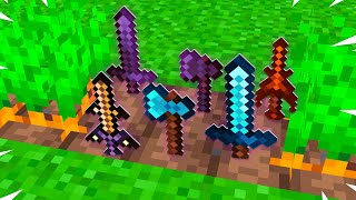 Minecraft But You Can Grow OP Tools