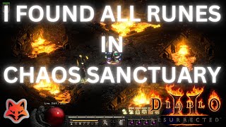 CHAOS SANCTUARY UNTIL ALL RUNES - Diablo 2 resurrected