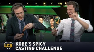 Kobe’s Spicy Hot Sauce Casting Challenge